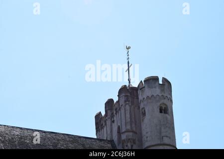 Kirche St. Martin und St. Severus in Münstermaifeld Stockfoto