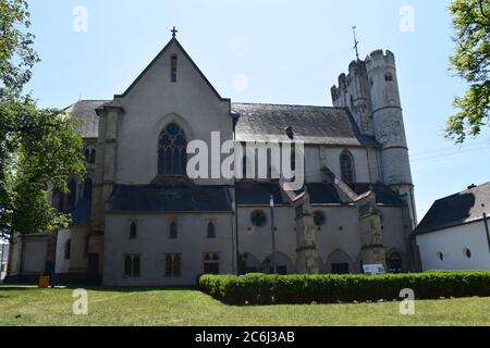 Kirche St. Martin und St. Severus in Münstermaifeld Stockfoto