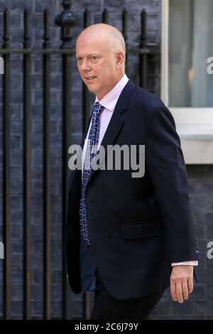 Chris Grayling, Staatssekretär für Verkehr, Politiker der britischen Konservativen Partei, Downing Street, London, England, Großbritannien Stockfoto