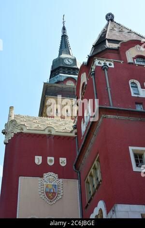 Rathaus, Subotica, Szabadka, Nord-Bačka, Serbien, Europa, ehemaliges Ungarn Stockfoto