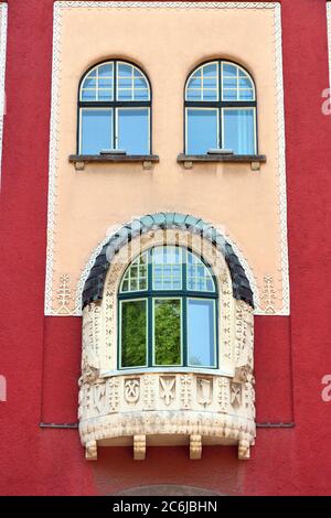 Rathaus, Subotica, Szabadka, Nord-Bačka, Serbien, Europa, ehemaliges Ungarn Stockfoto