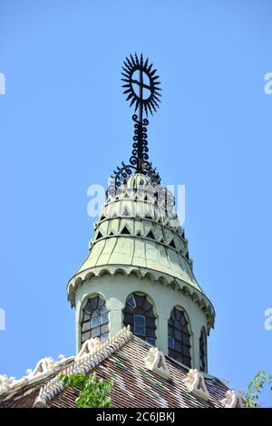 Rathaus, Subotica, Szabadka, Nord-Bačka, Serbien, Europa, ehemaliges Ungarn Stockfoto