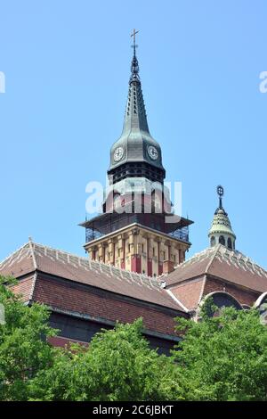 Rathaus, Subotica, Szabadka, Nord-Bačka, Serbien, Europa, ehemaliges Ungarn Stockfoto