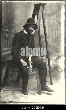 David Knights Whittome Edwardianischer Künstler Stockfoto