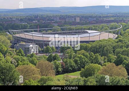 Hannover, 03. Mai 2011: Sportarena AWD Stadion Gebäude in Hannover, Deutschland. Stockfoto