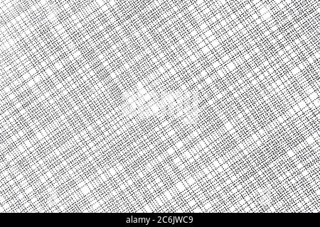 Kleine schwarze Punkte auf weißem Hintergrund. Schablone, Textur, körniges Muster Stockfoto