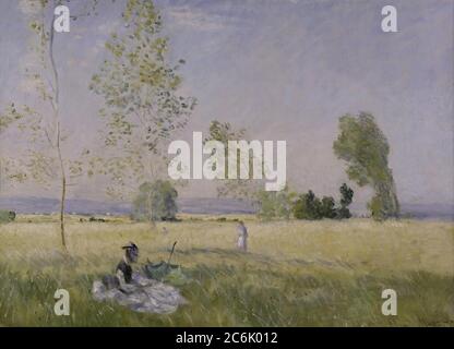 Ölgemälde vom berühmten impressionistischen Meister Claude Monet. Stockfoto