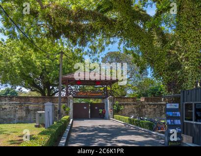 Fort Cornwallis im alten Kolonialviertel, George Town, Penang, Malaysia Stockfoto