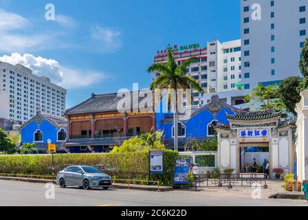 Cheong Fatt tze Mansion (das blaue Herrenhaus), Leith Street, Kolonialviertel, George Town, Penang, Malaysia Stockfoto