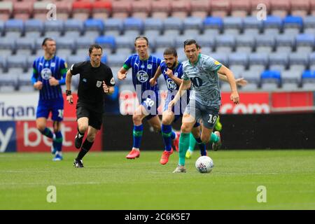 Stewart Downing (19) von Blackburn Rovers läuft mit dem Ball Stockfoto