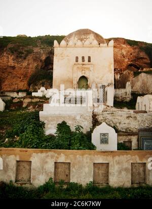 Alter Friedhof in Fes, Marokko Stockfoto