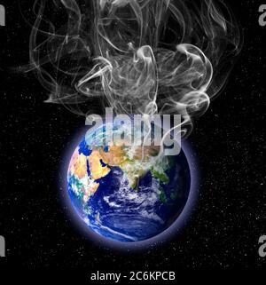 Globale Erwärmung, konzeptionelle Darstellung. Stockfoto