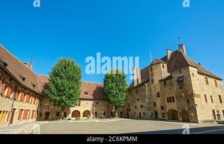 Schweiz, Kanton Neuchatel, Colombier Stockfoto