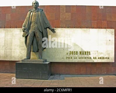 mexiko-Stadt, mexiko - 07. Mai 2205: Denkmal von jose marti ( 1853 - 1895 ) Stockfoto