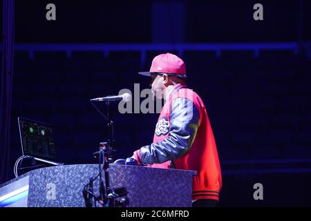 Nick Canon tritt während der MTV Wild N Out Tour im Amway Center in Orlando Florida USA am 5. März 2020 auf. Bildnachweis: Marty Jean-Louis Stockfoto