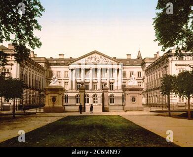 Der Palast der Nationen, Brüssel, Belgien. 1890-1900 Stockfoto