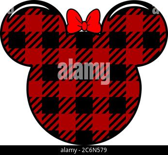 Vektor-Illustration von Buffalo Plaid Design Stock Vektor