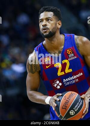 Berlin, 04. März 2020: Basketballspieler Cory Higgins vom FC Barcelona während des EuroLeague-Basketballspiels Stockfoto