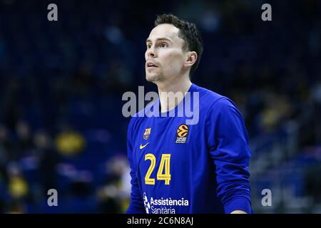 Berlin, 04. März 2020: Kyle Kuric vom FC Barcelona Basketball während des EuroLeague-Basketballspiels zwischen Alba Berlin und FC Barcelona Stockfoto