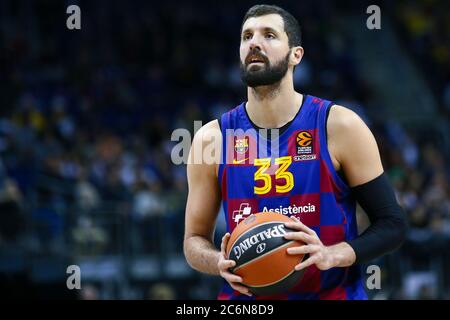 Berlin, 04. März 2020: Basketballspieler Nikola Mirotic vom FC Barcelona während des Euroleague-Basketballspiels Stockfoto