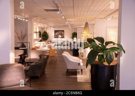 Coco republic Möbelgeschäft in St Leonards Sydney Interieur mit Möbeln zum Verkauf,Sydney,Australien Stockfoto