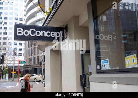 BoConcept Möbelgeschäft in St. Leonards Sydney, NSW, Australien Stockfoto