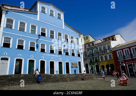 Salvador Bahia Brasilien - Haus der Stiftung Casa de Jorge Amado Stockfoto