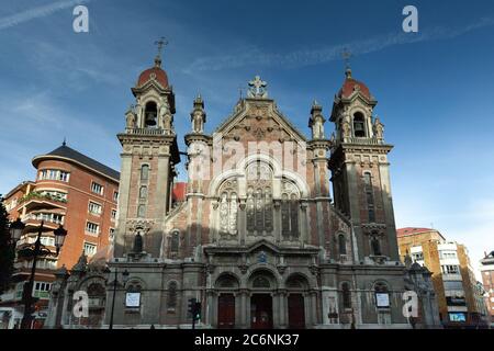 Oviedo, Spanien - 11. Dezember 2018: Kirche San Juan el Real Stockfoto