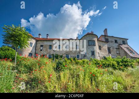 Burg Grabstejn, in der Nähe der Stadt Hradek nad Nisou, Böhmen, Region Liberec, Tschechische Republik Stockfoto