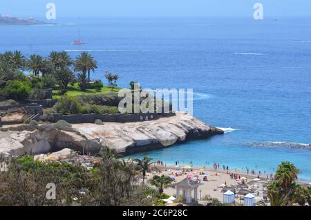 Playa del Duque, Costa Adeje, Teneriffa Stockfoto