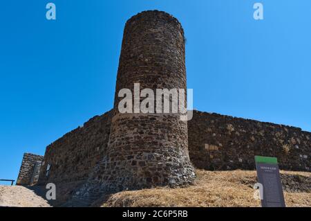 Schloss von Aljezur. Algarve, Portugal Stockfoto