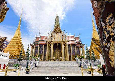 Wat Phra Kaeo oder Tempel des Smaragd-buddha Stockfoto
