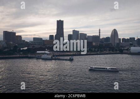 Blick auf den Teil der Stadt, Stadt Yokohama Japan. Stockfoto