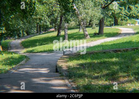 Park 'Potok' Jagodina, Serbien Stockfoto