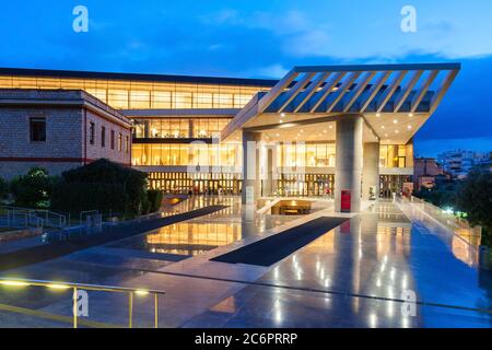 ATHEN, GRIECHENLAND - 20. OKTOBER 2016: Akropolis Museum ist archäologisches Museum auf Funde archäologische Stätte der Akropolis von Athen in Griechenland konzentriert. Stockfoto