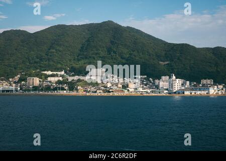 Großer Hügel über dem Meer, Stadt Busan Südkorea. Stockfoto