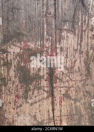 Braun bemaltes Holz Textur Hintergrund Holz Textur mit natürlichen Muster Stockfoto
