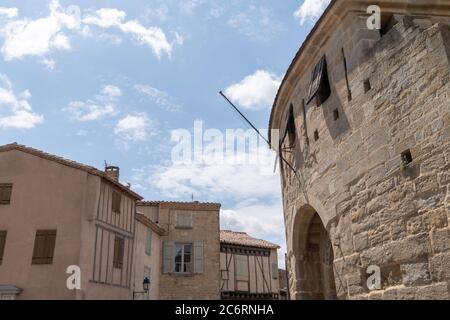 Ummauerte Festung mittelalterliche Stadt Carcassonne in Südfrankreich Stockfoto