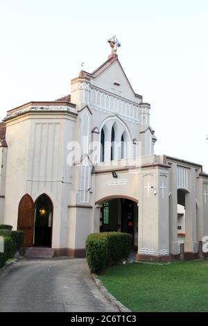 Die Christlich-Reformierte Kirche Dehiwela. Die christlich-reformierte Kirche von Sri Lanka (früher bekannt als die holländisch-reformierte Kirche von Sri Lanka) ist die älteste evangelische Kirche auf der Insel. Colombo, Sri Lanka. Stockfoto