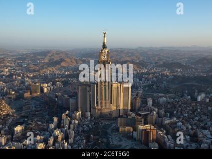 Abraj Al Bait, Saudi-Arabien, Mekka Royal Clock Tower Stockfoto