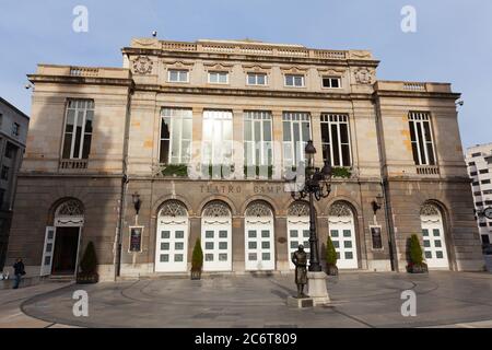 Oviedo, Spanien - 11. Dezember 2018: Campoamor Theater Stockfoto