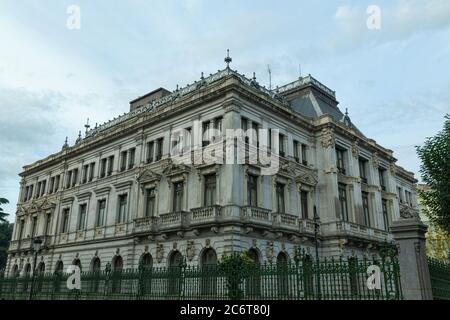 Oviedo, Spanien - 11. Dezember 2018: Generaljunta des Fürstentums Asturien Stockfoto