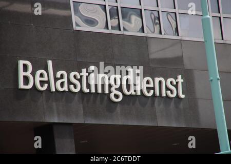 Niederländische Steuerorganisation Belastingdienst im Büro in Amsterdam Slotervaart Stockfoto