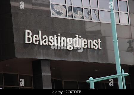 Niederländische Steuerorganisation Belastingdienst im Büro in Amsterdam Slotervaart Stockfoto