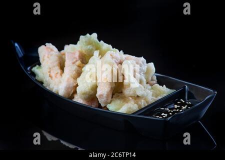 Eine Schüssel mit Essen Stockfoto