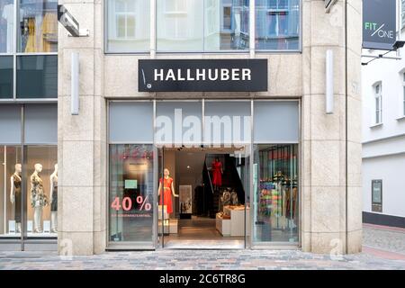 HALLHUBER Niederlassung in Rostock, Deutschland Stockfoto