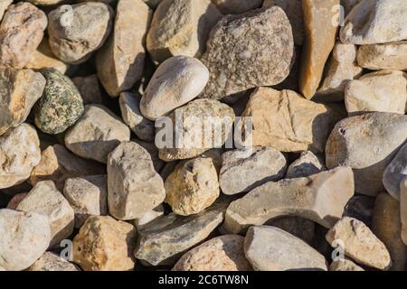 Crashstone Hintergrund Textur aus nächster Nähe Stockfoto