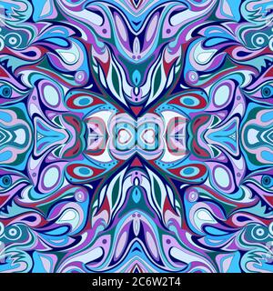 Vektor abstraktes nahtloses Muster Stock Vektor