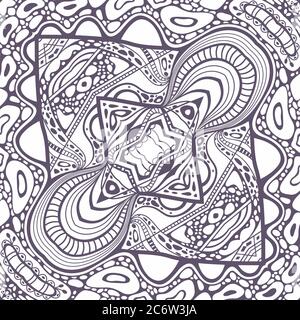 Vektor moderne Cartoon handgezeichnete Muster Stock Vektor