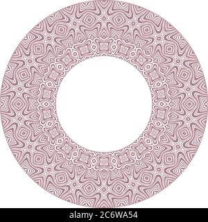 Vektor ornamental vintage ethnischen runden Rahmen Stock Vektor